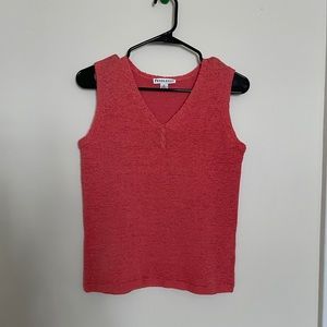 Vintage Pendleton knit sleeveless blouse